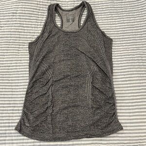 Athleta Charcoal Racerback Tank Top